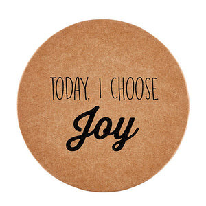Inspirational Christian Coasters: Today I Choose Joy