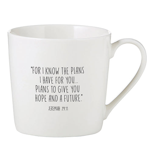 Inspirational Mug - I Know the Plans I Have For You - Jeremiah 29:11