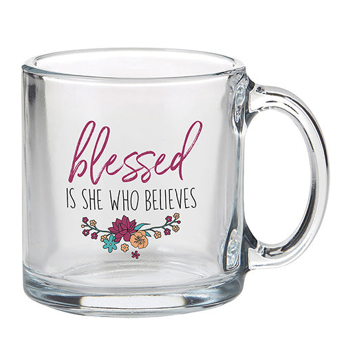 Inspirational Mug - Blessed is She Who Believes