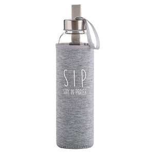S.I.P - Stay In Prayer Water Bottle w/FREE Water Bottle Cover