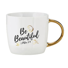 Inspirational Mug - Be Beautiful Ceramic Mug - 1 Peter 3:4